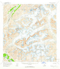 Talkeetna C-5 Alaska Historical topographic map, 1:63360 scale, 15 X 15 Minute, Year 1958