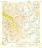 Talkeetna Mountains A-4 Alaska Historical topographic map, 1:63360 scale, 15 X 15 Minute, Year 1954