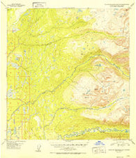 Talkeetna Mountains A-6 Alaska Historical topographic map, 1:63360 scale, 15 X 15 Minute, Year 1952