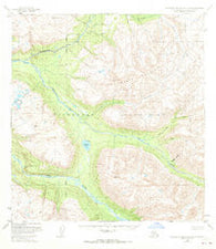 Talkeetna Mountains B-5 Alaska Historical topographic map, 1:63360 scale, 15 X 15 Minute, Year 1950