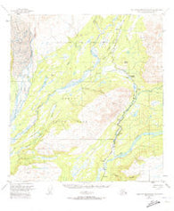 Talkeetna Mountains D-6 Alaska Historical topographic map, 1:63360 scale, 15 X 15 Minute, Year 1951
