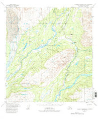 Talkeetna Mountains D-6 Alaska Historical topographic map, 1:63360 scale, 15 X 15 Minute, Year 1951