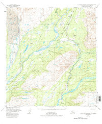 Talkeetna Mountains D-6 Alaska Historical topographic map, 1:63360 scale, 15 X 15 Minute, Year 1951