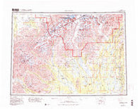 Talkeetna Alaska Historical topographic map, 1:250000 scale, 1 X 3 Degree, Year 1958