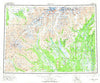 Talkeetna Alaska Historical topographic map, 1:250000 scale, 1 X 3 Degree, Year 1958