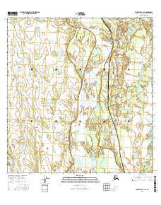 Talkeetna A-1 SE Alaska Current topographic map, 1:25000 scale, 7.5 X 7.5 Minute, Year 2016