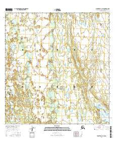 Talkeetna A-1 SW Alaska Current topographic map, 1:25000 scale, 7.5 X 7.5 Minute, Year 2016