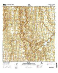 Talkeetna A-2 NE Alaska Current topographic map, 1:25000 scale, 7.5 X 7.5 Minute, Year 2016