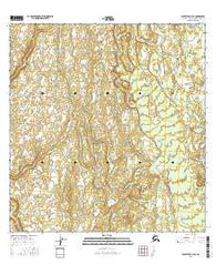 Talkeetna A-2 SE Alaska Current topographic map, 1:25000 scale, 7.5 X 7.5 Minute, Year 2016