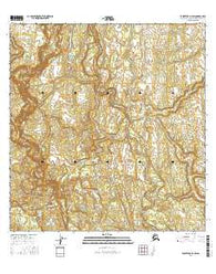 Talkeetna A-2 SW Alaska Current topographic map, 1:25000 scale, 7.5 X 7.5 Minute, Year 2016