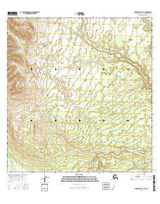 Talkeetna A-3 SE Alaska Current topographic map, 1:25000 scale, 7.5 X 7.5 Minute, Year 2016