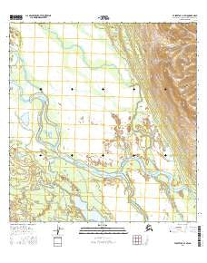 Talkeetna A-3 SW Alaska Current topographic map, 1:25000 scale, 7.5 X 7.5 Minute, Year 2016