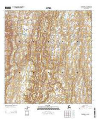 Talkeetna B-2 SE Alaska Current topographic map, 1:25000 scale, 7.5 X 7.5 Minute, Year 2013
