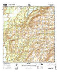 Talkeetna C-1 NE Alaska Current topographic map, 1:25000 scale, 7.5 X 7.5 Minute, Year 2016