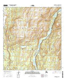 Talkeetna C-1 SE Alaska Current topographic map, 1:25000 scale, 7.5 X 7.5 Minute, Year 2016