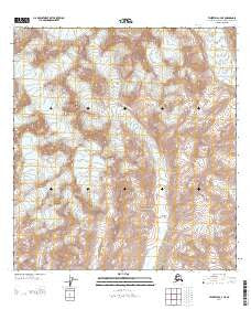 Talkeetna C-3 NE Alaska Current topographic map, 1:24000 scale, 7.5 X 7.5 Minute, Year 2014