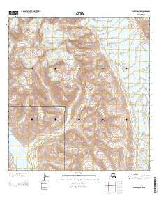 Talkeetna C-3 SW Alaska Current topographic map, 1:24000 scale, 7.5 X 7.5 Minute, Year 2014