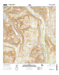 Talkeetna D-1 SW Alaska Current topographic map, 1:25000 scale, 7.5 X 7.5 Minute, Year 2016