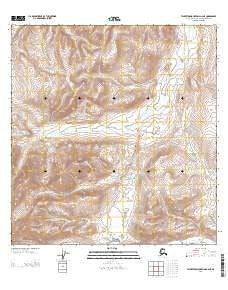 Talkeetna Mountains A-2 NE Alaska Current topographic map, 1:25000 scale, 7.5 X 7.5 Minute, Year 2013