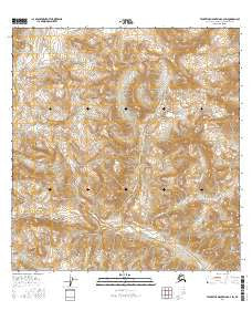 Talkeetna Mountains A-2 SW Alaska Current topographic map, 1:25000 scale, 7.5 X 7.5 Minute, Year 2016