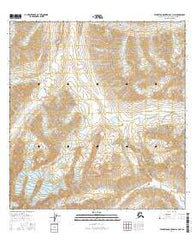 Talkeetna Mountains A-3 NW Alaska Current topographic map, 1:25000 scale, 7.5 X 7.5 Minute, Year 2016