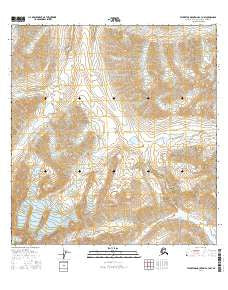 Talkeetna Mountains A-3 NW Alaska Current topographic map, 1:25000 scale, 7.5 X 7.5 Minute, Year 2016