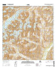 Talkeetna Mountains A-3 SW Alaska Current topographic map, 1:25000 scale, 7.5 X 7.5 Minute, Year 2016