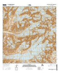 Talkeetna Mountains A-4 SE Alaska Current topographic map, 1:25000 scale, 7.5 X 7.5 Minute, Year 2016