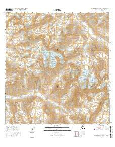 Talkeetna Mountains A-5 SE Alaska Current topographic map, 1:25000 scale, 7.5 X 7.5 Minute, Year 2016