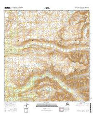 Talkeetna Mountains A-6 NE Alaska Current topographic map, 1:25000 scale, 7.5 X 7.5 Minute, Year 2016