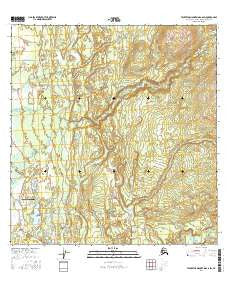 Talkeetna Mountains A-6 SW Alaska Current topographic map, 1:25000 scale, 7.5 X 7.5 Minute, Year 2016