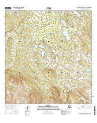 Talkeetna Mountains B-1 NE Alaska Current topographic map, 1:25000 scale, 7.5 X 7.5 Minute, Year 2016