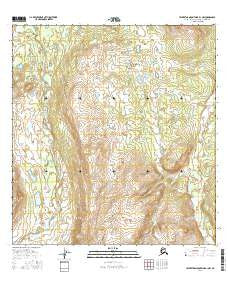 Talkeetna Mountains B-1 NW Alaska Current topographic map, 1:25000 scale, 7.5 X 7.5 Minute, Year 2016