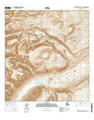 Talkeetna Mountains B-2 NW Alaska Current topographic map, 1:25000 scale, 7.5 X 7.5 Minute, Year 2016