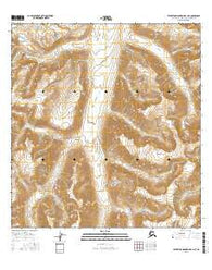 Talkeetna Mountains B-3 NE Alaska Current topographic map, 1:25000 scale, 7.5 X 7.5 Minute, Year 2016