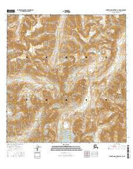 Talkeetna Mountains B-3 SE Alaska Current topographic map, 1:25000 scale, 7.5 X 7.5 Minute, Year 2016