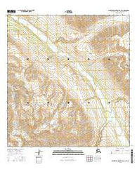 Talkeetna Mountains B-4 NE Alaska Current topographic map, 1:25000 scale, 7.5 X 7.5 Minute, Year 2016