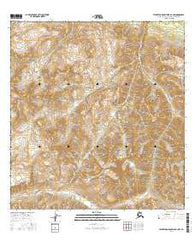 Talkeetna Mountains B-4 NW Alaska Current topographic map, 1:25000 scale, 7.5 X 7.5 Minute, Year 2016