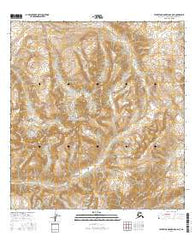 Talkeetna Mountains B-5 NE Alaska Current topographic map, 1:25000 scale, 7.5 X 7.5 Minute, Year 2016