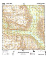 Talkeetna Mountains B-5 SW Alaska Current topographic map, 1:25000 scale, 7.5 X 7.5 Minute, Year 2016