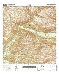 Talkeetna Mountains B-6 NE Alaska Current topographic map, 1:25000 scale, 7.5 X 7.5 Minute, Year 2016