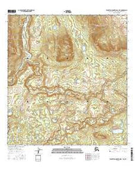 Talkeetna Mountains C-1 NE Alaska Current topographic map, 1:25000 scale, 7.5 X 7.5 Minute, Year 2016