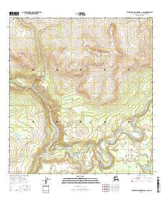 Talkeetna Mountains C-1 NW Alaska Current topographic map, 1:25000 scale, 7.5 X 7.5 Minute, Year 2016