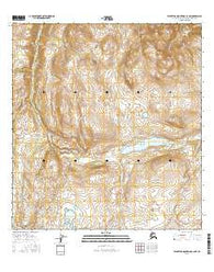 Talkeetna Mountains C-2 NW Alaska Current topographic map, 1:25000 scale, 7.5 X 7.5 Minute, Year 2016