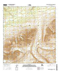 Talkeetna Mountains C-4 NE Alaska Current topographic map, 1:25000 scale, 7.5 X 7.5 Minute, Year 2016