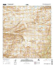 Talkeetna Mountains C-5 SW Alaska Current topographic map, 1:25000 scale, 7.5 X 7.5 Minute, Year 2016