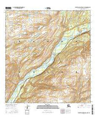 Talkeetna Mountains C-6 NW Alaska Current topographic map, 1:25000 scale, 7.5 X 7.5 Minute, Year 2016