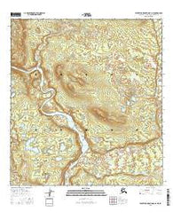 Talkeetna Mountains D-1 NE Alaska Current topographic map, 1:25000 scale, 7.5 X 7.5 Minute, Year 2016