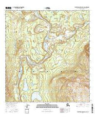 Talkeetna Mountains D-1 SE Alaska Current topographic map, 1:25000 scale, 7.5 X 7.5 Minute, Year 2016
