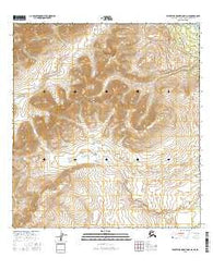 Talkeetna Mountains D-2 NE Alaska Current topographic map, 1:25000 scale, 7.5 X 7.5 Minute, Year 2016